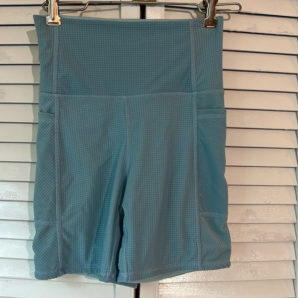 Pacsun Stone Fox Women’s Small Blue Athletic Shorts with Side Pockets